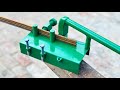 Useful ideas for Metal Bar Bending || Bending Tricks for Flat Bar || Metal bender