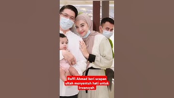 Raffi beri ucapan ultah menyentuh hati untuk Irwansyah #artis #videoshort #entertainment
