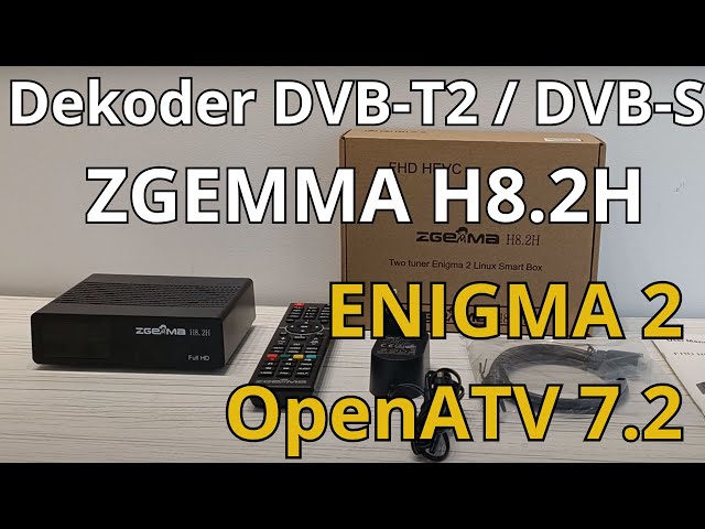 ZGEMMA H8.2H Dekoder HD Enigma2 z Tunerem Sat i DVB-T