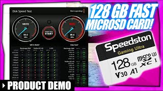 Fast, durable, and affordable flash memory - Speedston 128 GB MicroSD Card