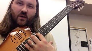 Segovia Scales part 3: G Major in 3 octaves for classical guitar