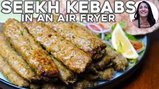 7 Minute AIR FRYER SEEKH KEBABS Restaurant Style!