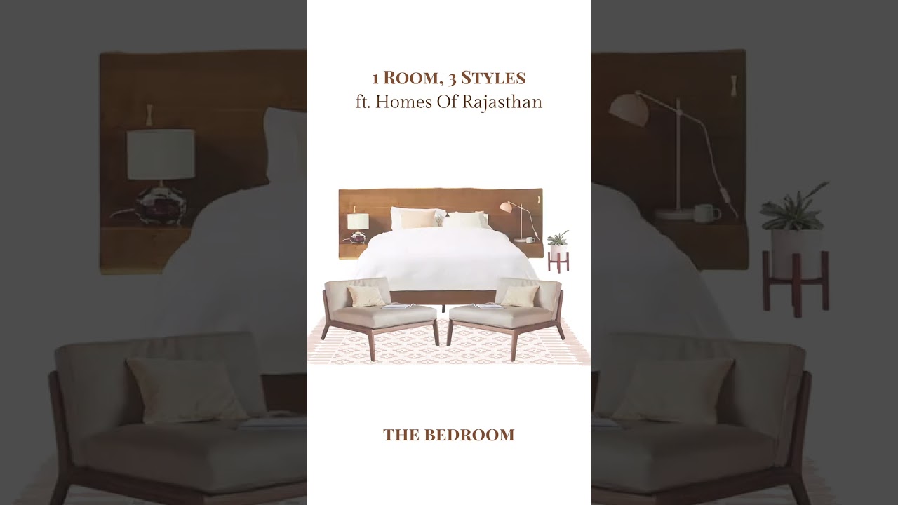 Unveiling the versatility of design with 1 room, 3 styles!