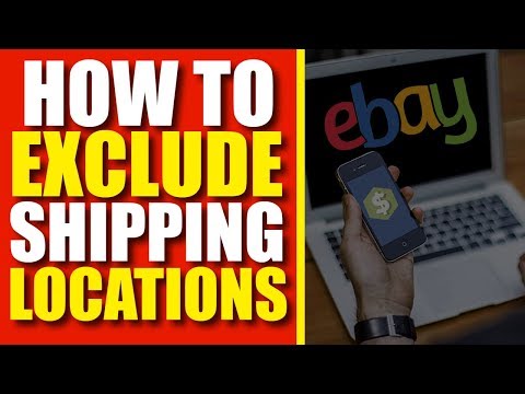 How To Exclude Shipping Locations On eBay (eBay Listing Tips)