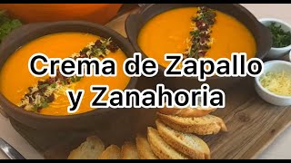 CREMA DE ZAPALLO Y ZANAHORIA