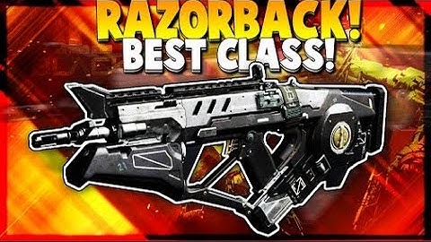 Black ops 3 Razorback best class setup