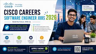 Cisco is Hiring for Software Engineer #CiscoHiring #SoftwareEngineer #TechJob #FresherJob #TeluguJob