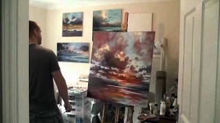 OIL PAINTING DEMO: Lomond Sky, Scotland