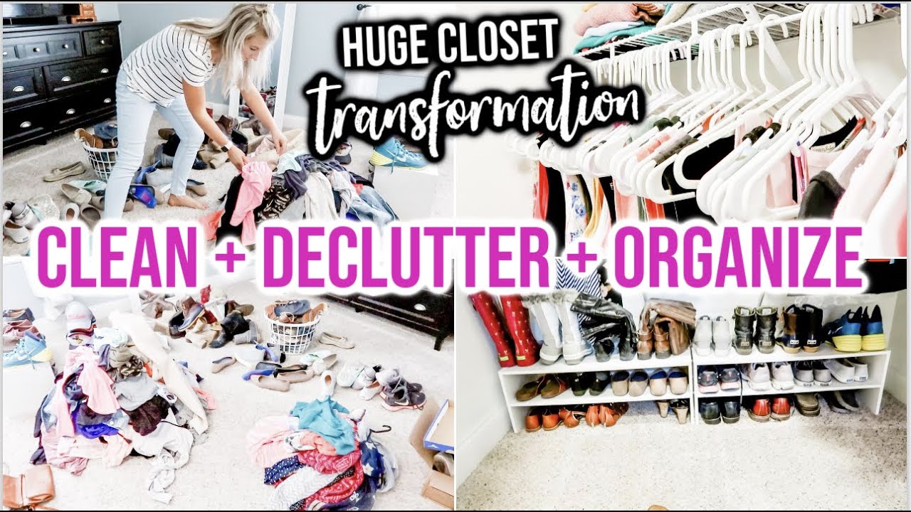 NEW! MASSIVE CLOSET CLEAN + ORGANIZE 2020 | ULTIMATE KONMARI DECLUTTER | SATISFYING BEFORE & AFTER
