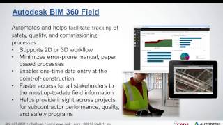 CAD-1 Presents - Autodesk BIM 360 Glue & BIM 360 Field