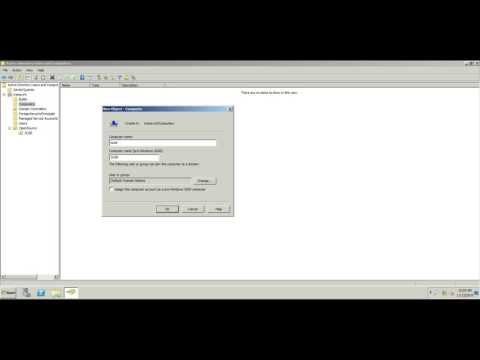 Регистрация OU (организационной единицы) Active Directory в Windows Server 2008 R2