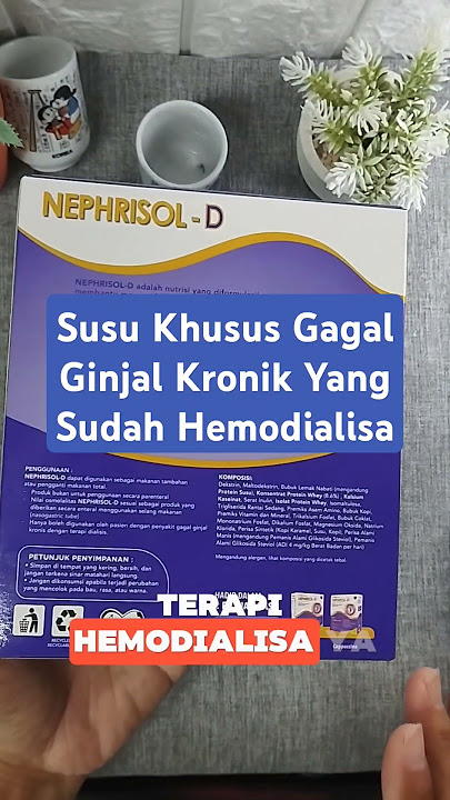 Susu Khusus Gagal Ginjal Kronik Dengan Terapi Dialisis Nephrisol D #shorts #racunshopee