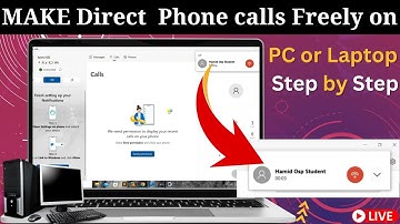 Live 🔥 Proof:  HOW TO MAKE ANY PHONE CALL USING LAPTOP OR PC. EASY METHOD