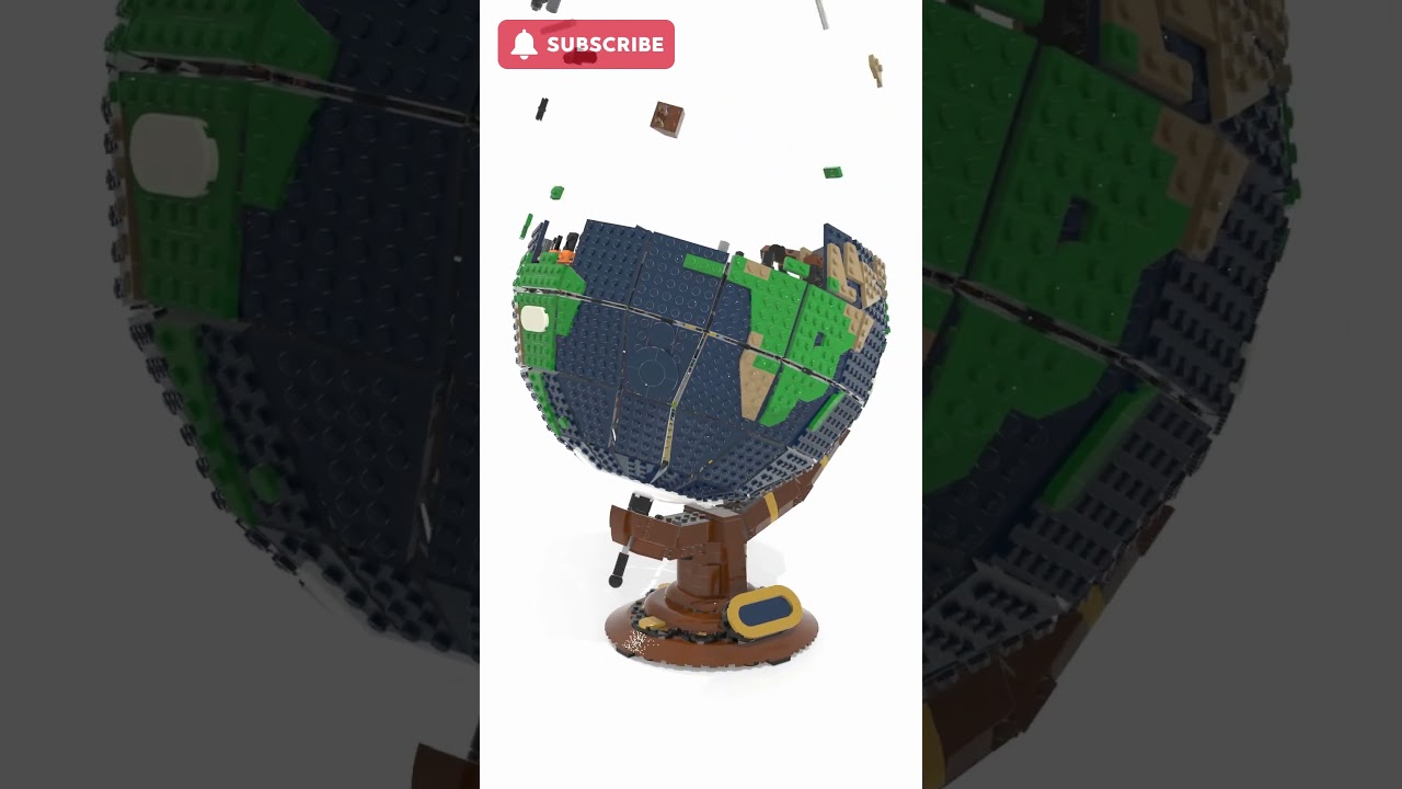 World Globe Lego Speed Build 