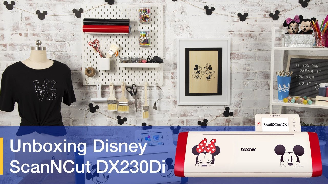 Brother ScanNCut DX Innov-ís SDX230DX Limited Edition Disney Electronic Cutting Machine