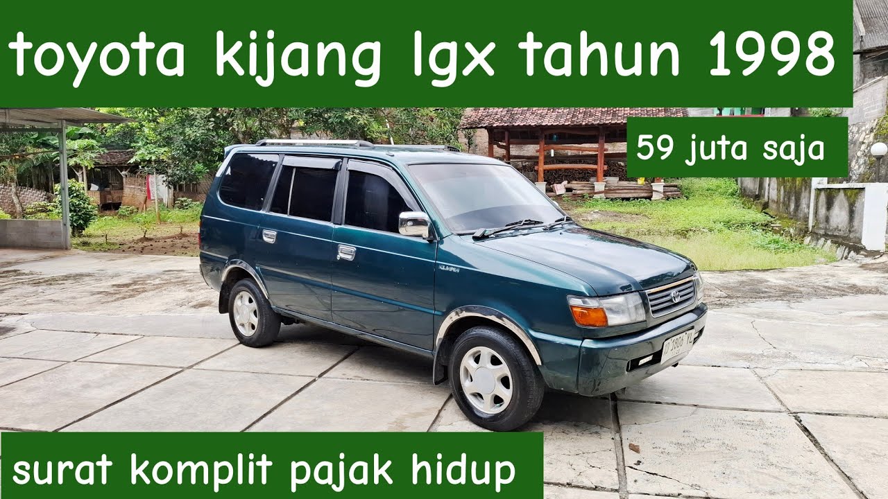 Toyota kijang lgx nya INDONESIA  pajak hidup siap mudik lebaran harga murah 28 Februari 2026