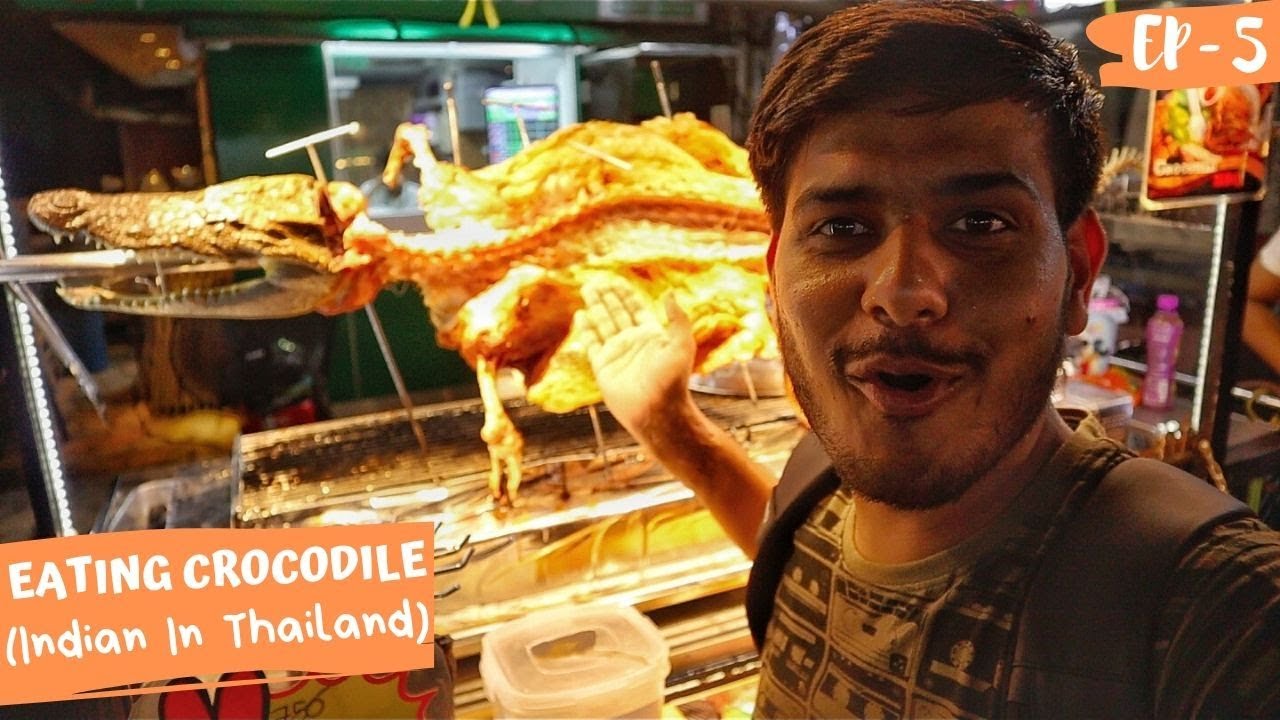 Eating Real Spider, Crocodile, Snakes In Bangkok(Thailand) 😱