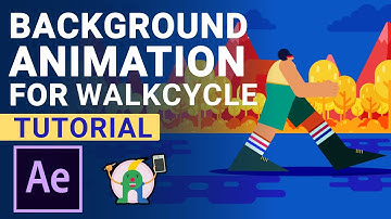 How to animate background for Walk Cycle in After Effects