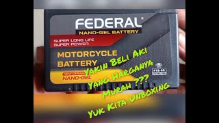 Unboxing Aki Merk Federal Nano Gel Battery