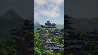 Japanese Castle #minecraft #minecraftbuilding #japanesecastle #japan