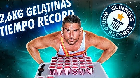 Me ENFRENTO al RETO de ESTTIK¡¡ 2,6kg de GELATINAS en TIEMPO RECORD. RETO de COMIDA