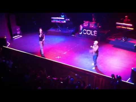Kendrick Lamar joins J.Cole on stage at Club Nokia...