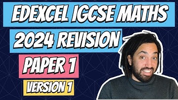 2024 Edexcel Maths IGCSE 4MA1| Revision Paper 1