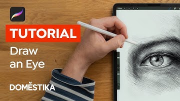 IPAD Tutorial: How to DRAW an EYE using PROCREATE Pencils - Paul Ryding | Domestika English