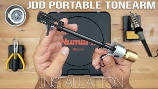 Jesse Dean Design Portable Tonearm Jddpta Installation