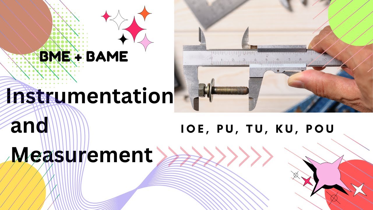 Instrumentation and Measurement || BME +BAME || Sensors cl3 - YouTube