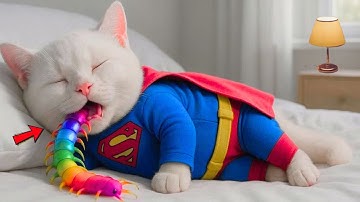 🐱 OMG! 😱 Super Kitten Gets in Big Trouble After Eating a Magical Bug | Epic Cat Animation