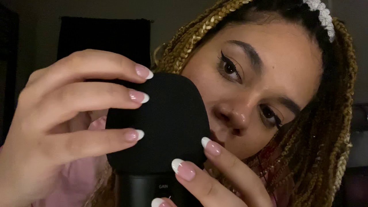 ASMR Ear To Ear Mic Scratching Nail Tapping Tapping Word