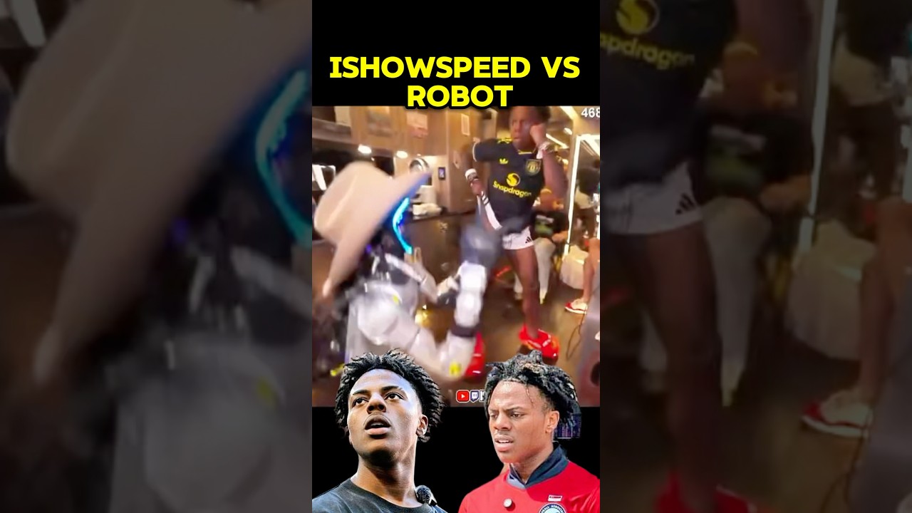 IShowSpeed Fights His OWN Robot… And Gets Dropped! 🤖😂 