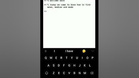 MATLAB tutorial in hindi/urdu part 8|how to find mean, median and mode in matlab in hindi/urdu |