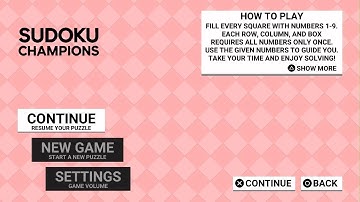 SUDOKU CHAMPIONS Part 2