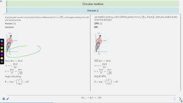 Circular motion practice question Part 1 #SATHEE_ENGG #swayamprabha #engineeringexams