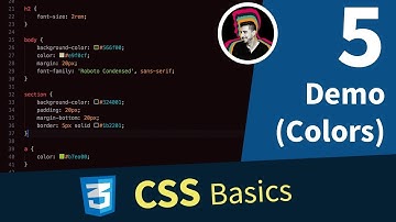 CSS Tutorial — Colors DEMO (5/13)