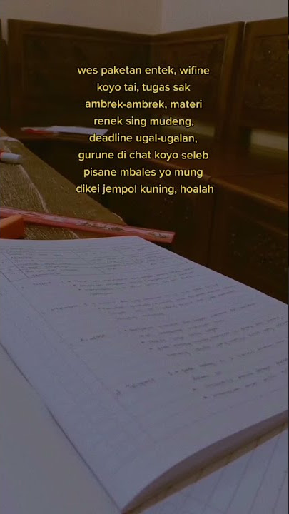 story wa. anak sekolah banyak tugas|#SHORTS