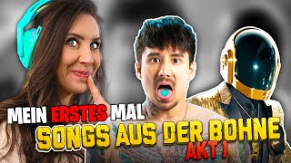 Ich schaue zum ERSTEN MAL Songs aus der Bohne mit euch (AKT 1)