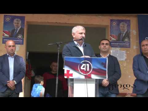 შეხვედრა ამომრჩევლებთან