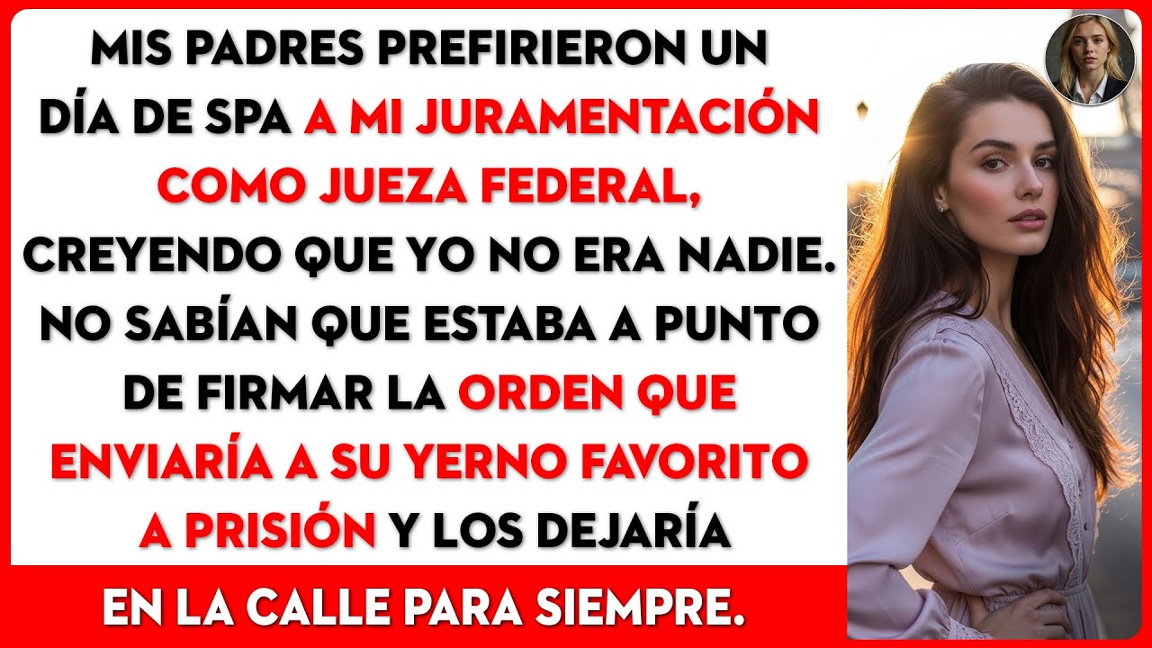 Mis padres faltaron a mi juramentación de jueza. Fui sola... y el teléfono explotó.