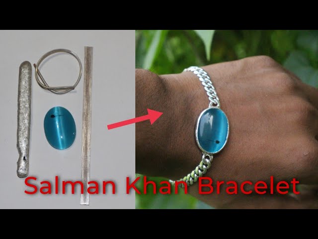 Buy GemsTech Salman Khan Bracelet Silver Turquoise Bracelet Original  Certified फिरोजा रत्न ब्रेसलेट Blue Turquoise Stone Bracelet For Men &  Women Firoza Stone Bracelet सलमान खान का ब्रेसलेट at Amazon.in