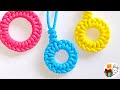 パラコードとリングで作る簡単な輪飾り １ ／ 結び方ナビ 〜 How to tie 〜