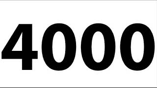 4000 Abone - Teşekkür 