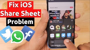 WhatsApp NOT SHOWING in iOS Share Sheet Problem [FIX] 🔥