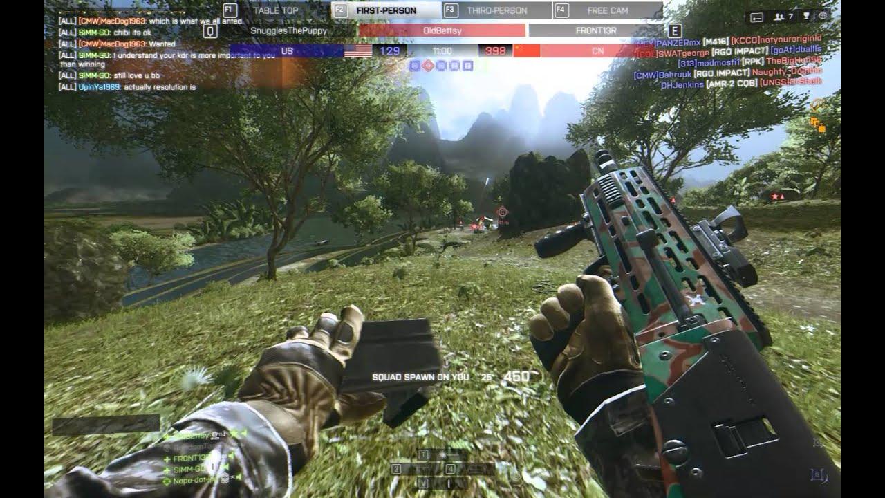 Battlefield 4 - When not even using macro makes you good.