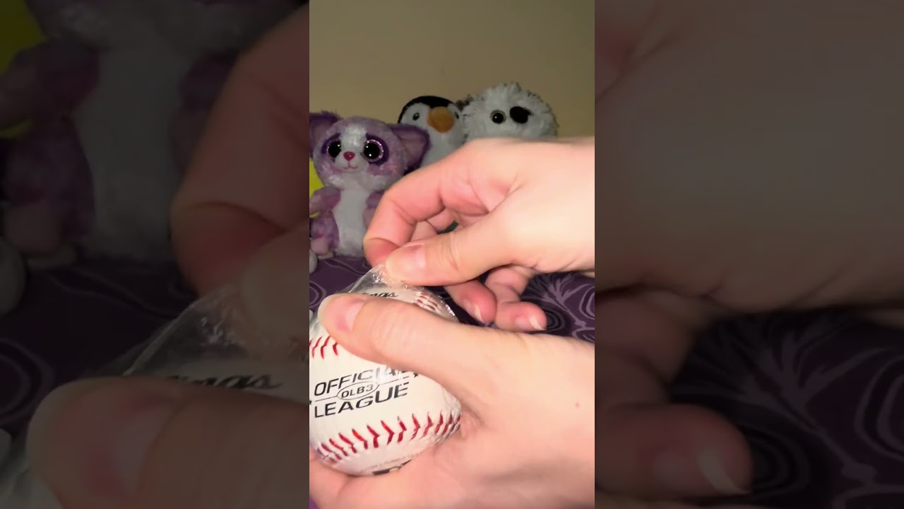 Бейсбольный мячик ⚾️ #happyyellow #fyp #recommendations #asmr #unboxing #обзор #shorts