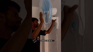 RR WALL FAN 💯🔌 #electrician #wallfan #installation #fitting #tricks #trend
