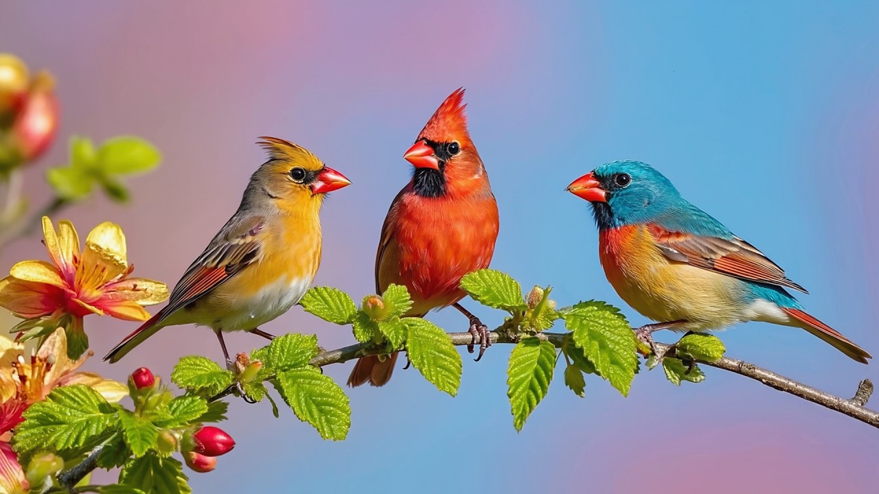 Soothing Piano & Bird Sounds for Stress Relief | No Ads | Stop Anxiety, Depression, Mind Healing