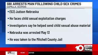 Camilla man charged following internet crimes against children investigation